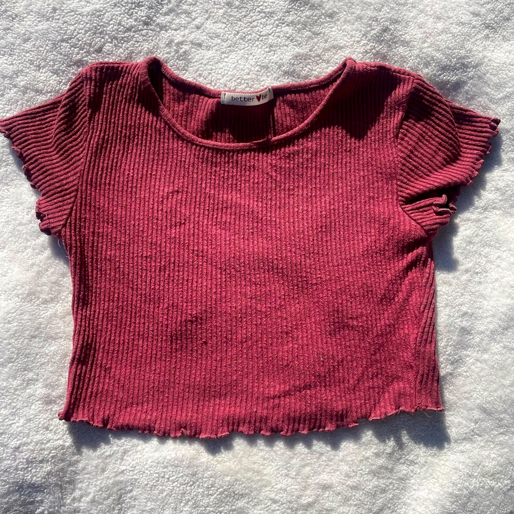 Lettuce Trim Crop Top